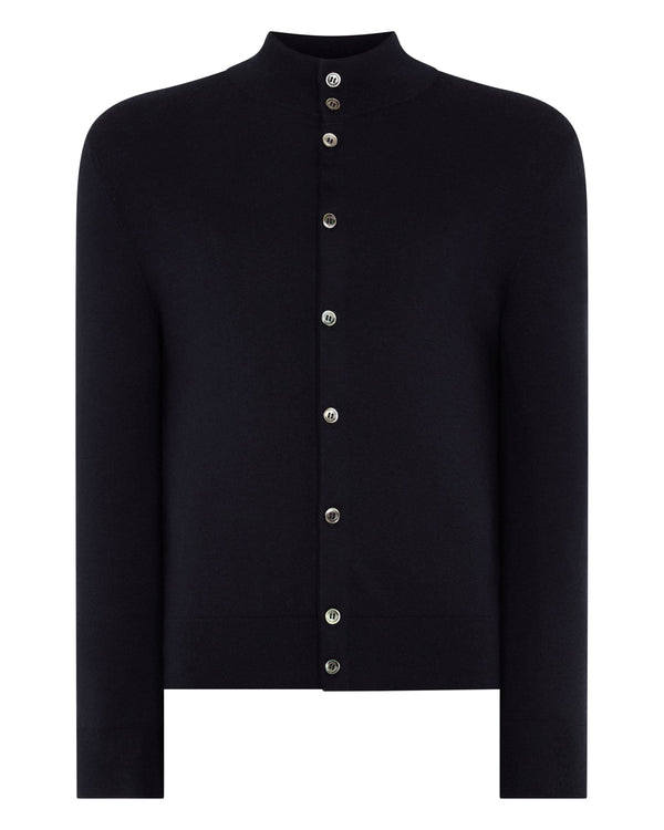 Men's Buttoned Fine Gauge Cashmere Jumper 2