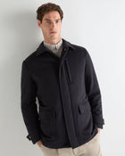 Men's Weekend Cashmere Coat Navy Blue