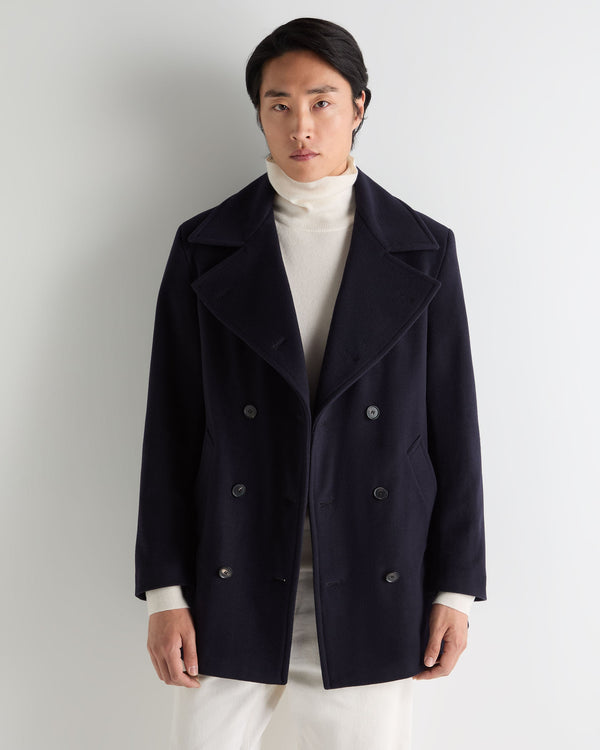 Men's Double Breasted Peacoat 1