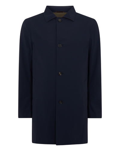 N.PEAL x TUCCI FOLDAWAY TECHNICAL RAINCOAT Navy Blue