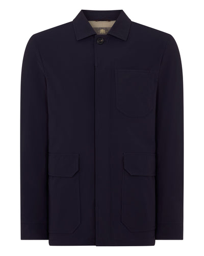N.Peal Men's Lightweight Technical Jacket Navy Blue