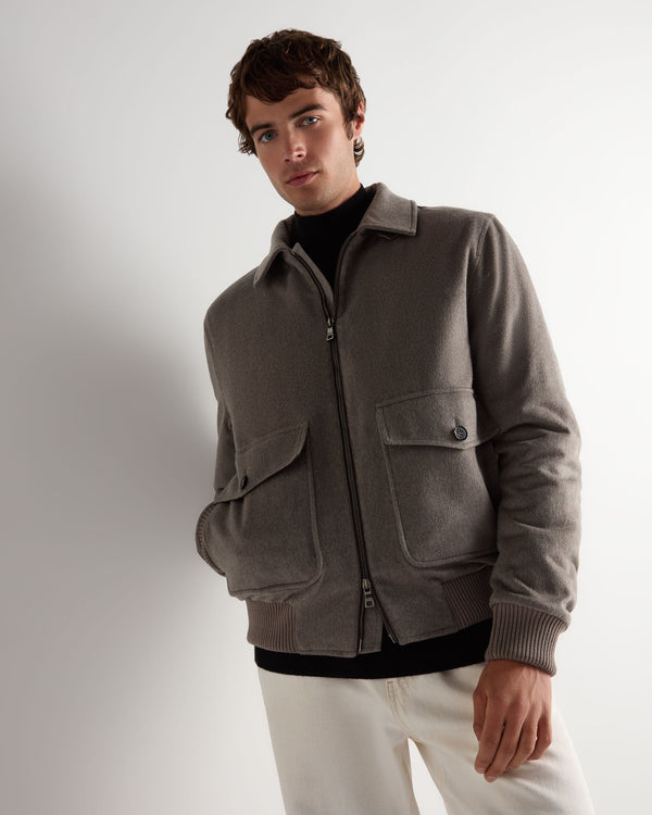 Men's High Collar Blouson Jacket 1