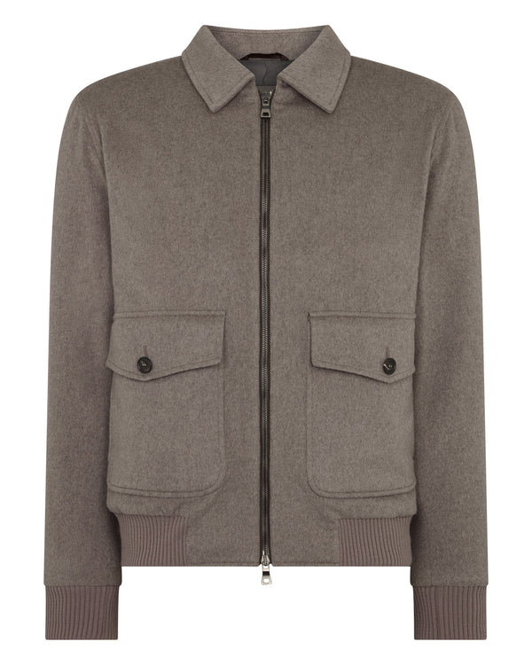 Men's High Collar Blouson Jacket 2