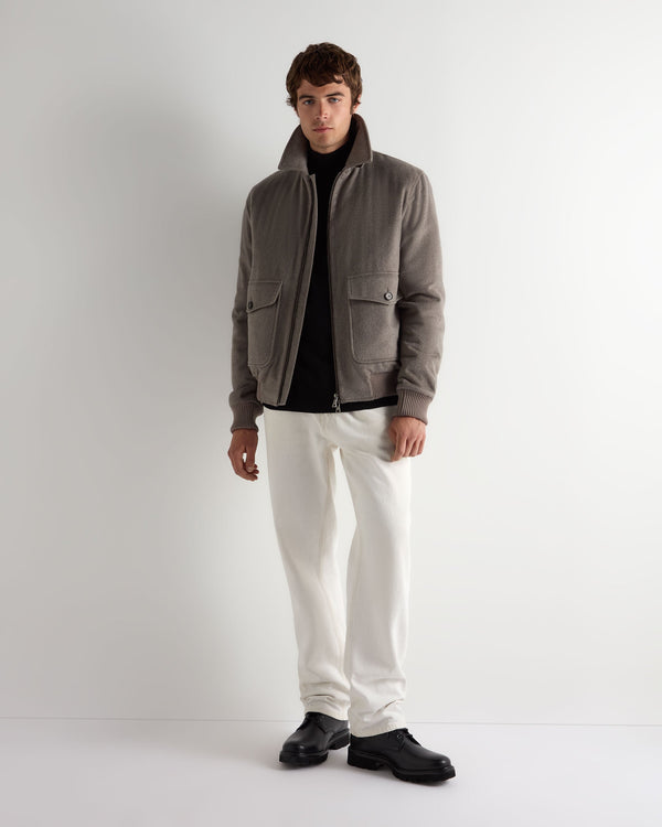 Men's High Collar Blouson Jacket 3
