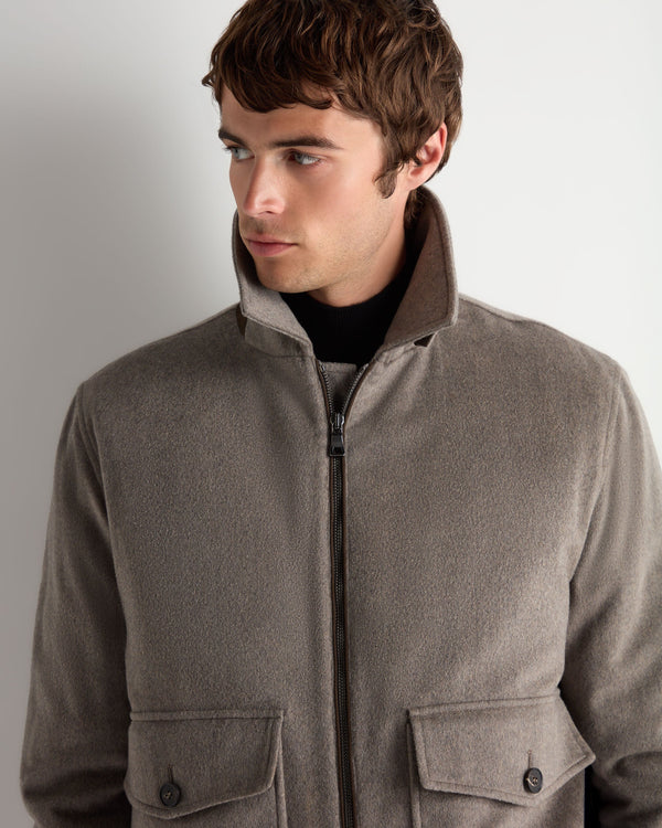 Men's High Collar Blouson Jacket 5