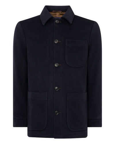 N.PEAL x TUCCI CHORE JACKET Navy Blue