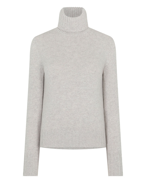 Women's Hazel Chunky Roll Neck Cashmere Jumper 2