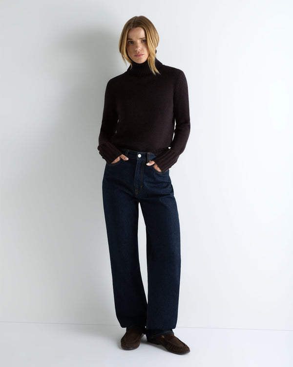 Women's Hazel Chunky Roll Neck Cashmere Jumper 3