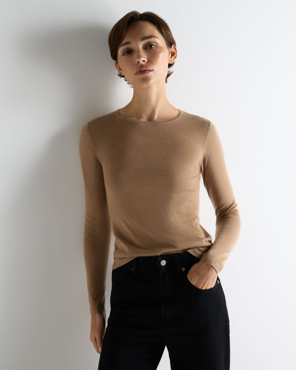 Women's Eden Superfine Cashmere Round Neck Top 1