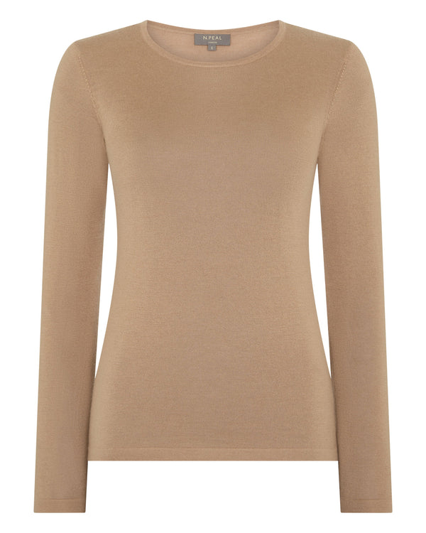 Women's Eden Superfine Cashmere Round Neck Top 2