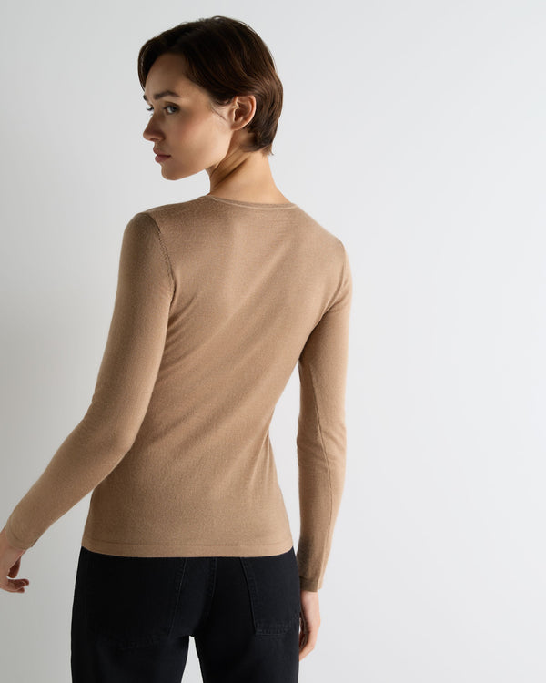 Women's Eden Superfine Cashmere Round Neck Top 4