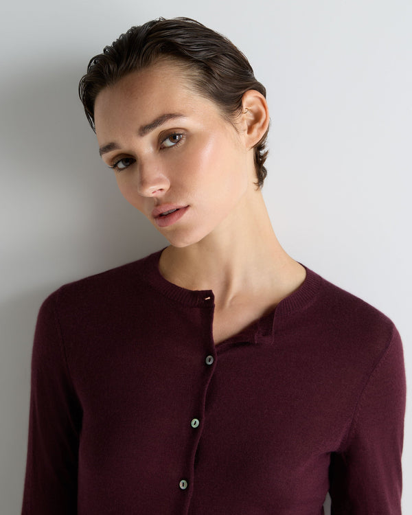Women's Darcie Superfine Cashmere Cropped Cardigan 5