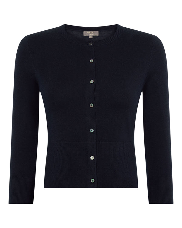 Women's Darcie Superfine Cashmere Cropped Cardigan 2