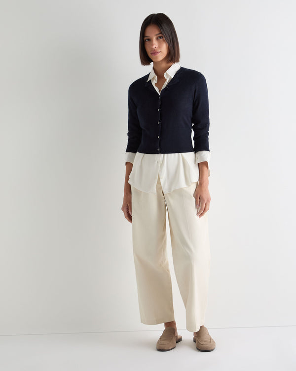 Women's Darcie Superfine Cashmere Cropped Cardigan 3