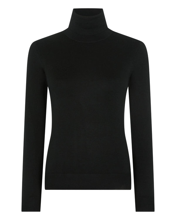 Women's Margot Superfine Cashmere Roll Neck Jumper 2