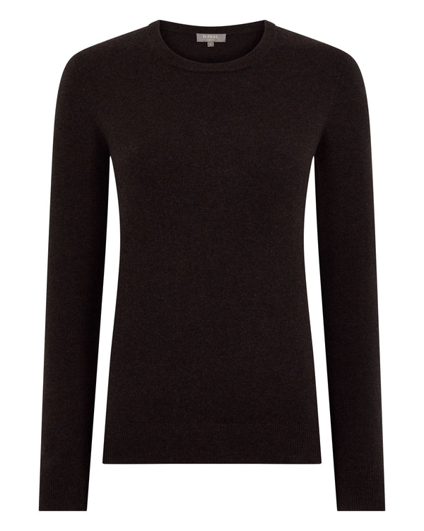 Women's Evie Classic Round Neck Cashmere Jumper 2