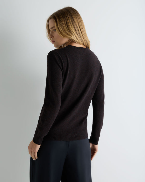 Women's Evie Classic Round Neck Cashmere Jumper 4