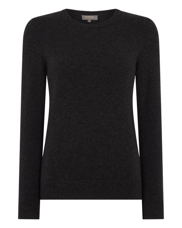 Women's Evie Classic Round Neck Cashmere Jumper 2