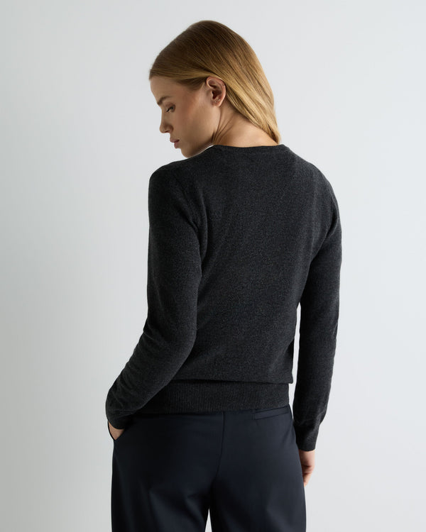 Women's Evie Classic Round Neck Cashmere Jumper 4