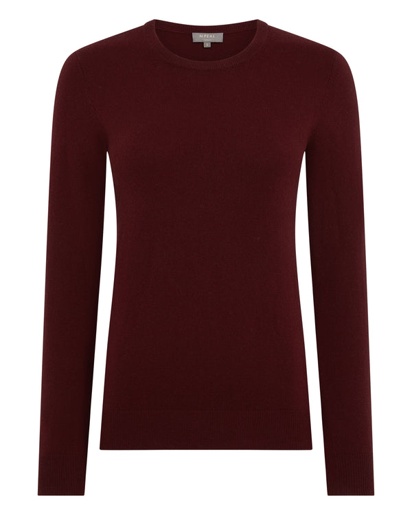 Women's Evie Classic Round Neck Cashmere Jumper 2