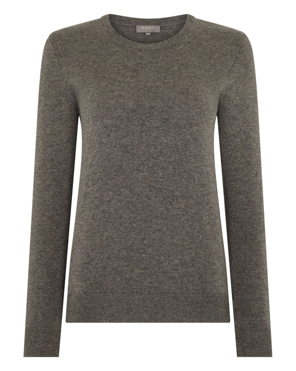 Women's Evie Classic Round Neck Cashmere Jumper 2