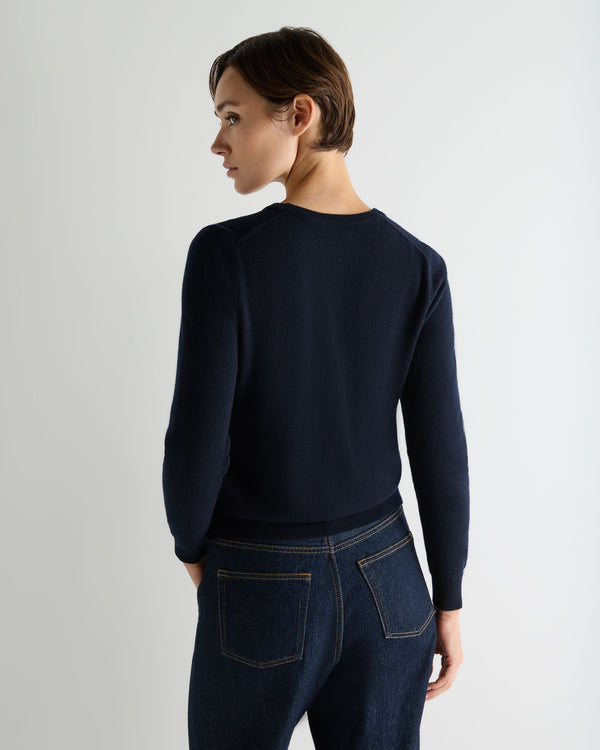 Women's Phoebe V Neck Cashmere Jumper  4
