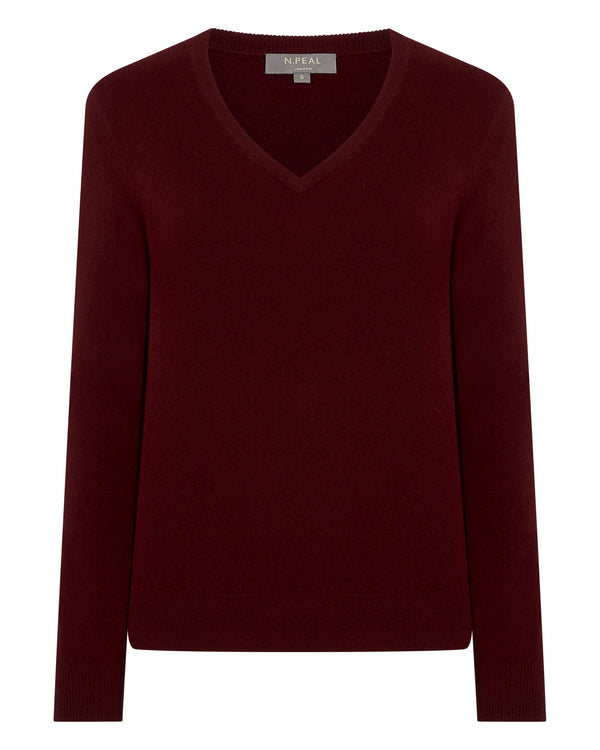 Women's Phoebe V Neck Cashmere Jumper 2