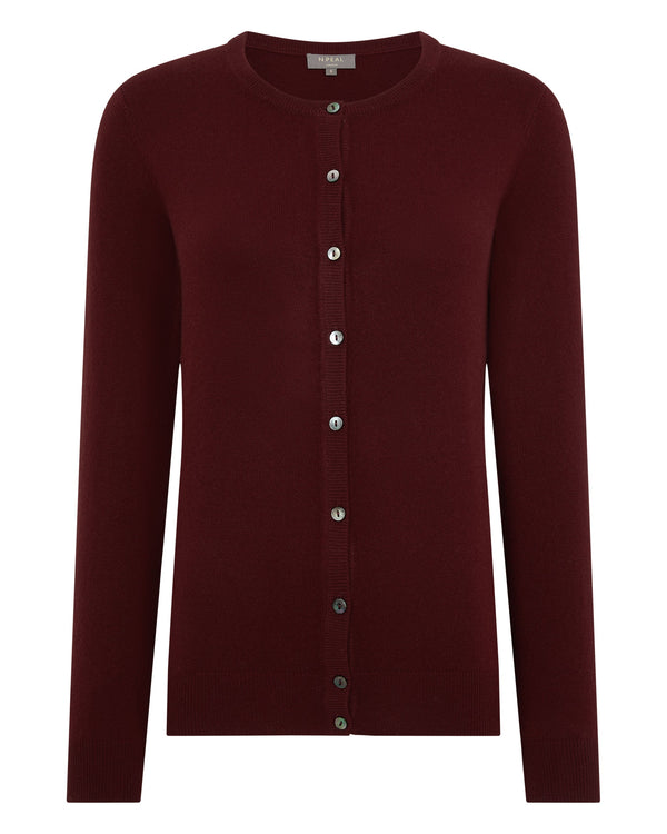 Women's Olivia Round Neck Cashmere Cardigan 2