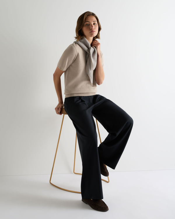 Women's Milly Classic Cashmere T-Shirt 3