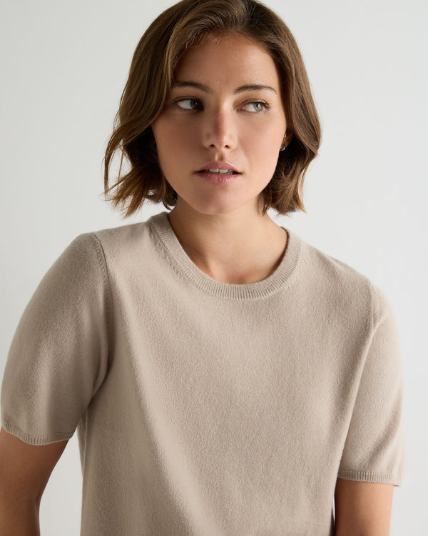 Women's Milly Classic Cashmere T-Shirt 5