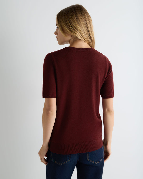 Women's Milly Classic Cashmere T-Shirt 4