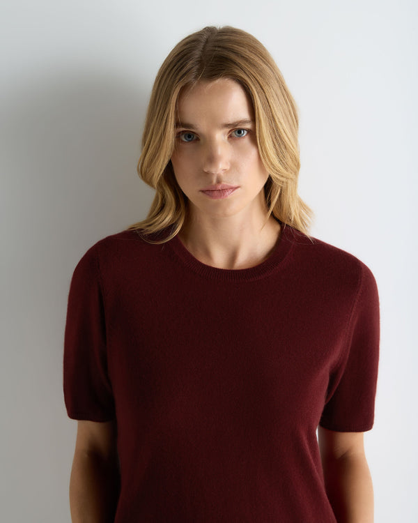Women's Milly Classic Cashmere T-Shirt 5