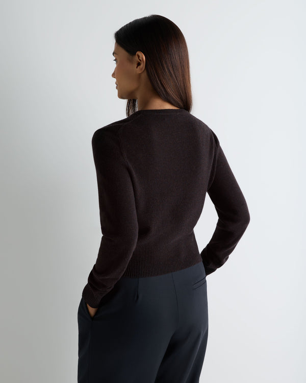 Women's Ivy Cropped Cashmere Cardigan 4