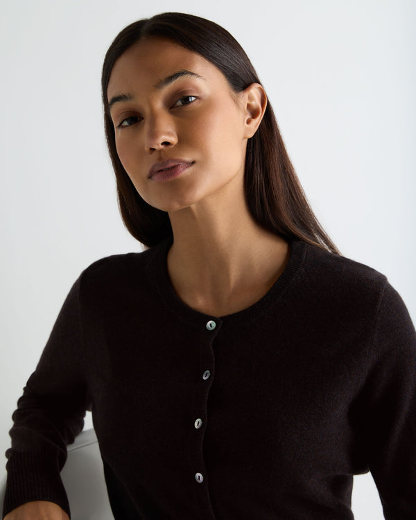 Women's Ivy Cropped Cashmere Cardigan 5