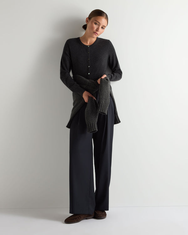 Women's Ivy Cropped Cashmere Cardigan 3