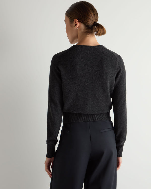 Women's Ivy Cropped Cashmere Cardigan 4