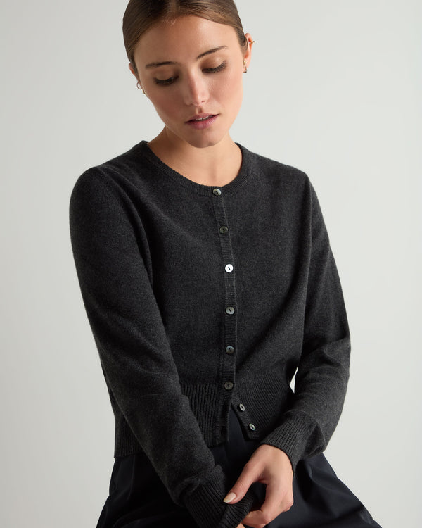 Women's Ivy Cropped Cashmere Cardigan 5