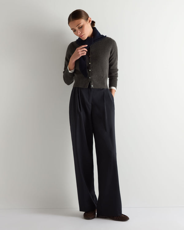 Women's Ivy Cropped Cashmere Cardigan  3