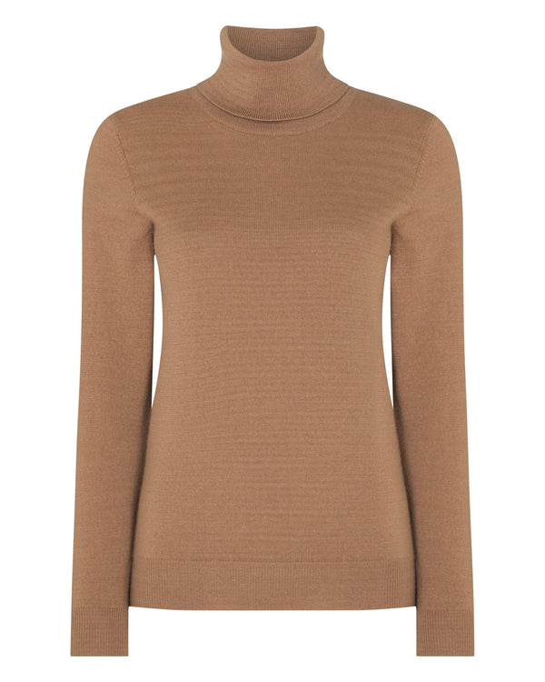 Women's Polo Neck Cashmere Jumper 2