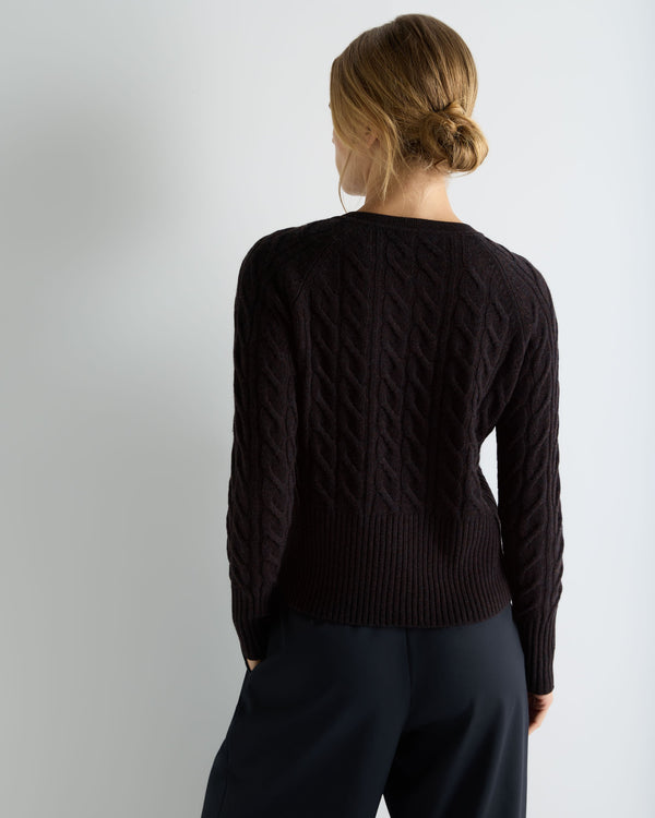 Women's Myla Cable Cashmere Cardigan 4