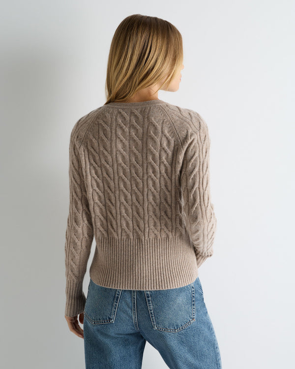 Women's Myla Cable Cashmere Cardigan 4