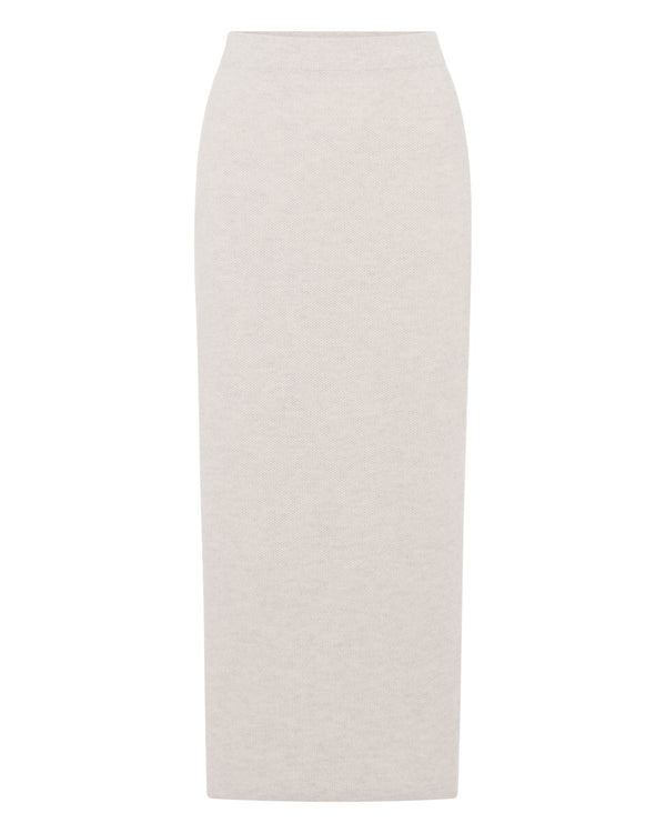 Women's Honeycomb Knit Cashmere Skirt 2