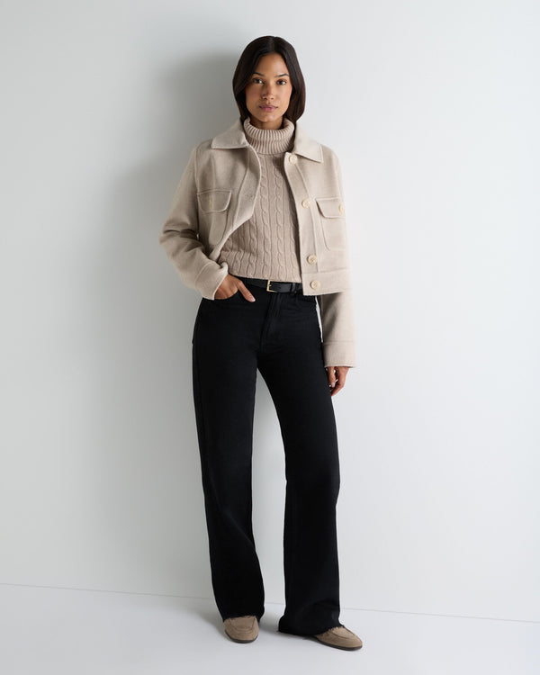 Women's Adelyn Cable Roll Cashmere Jumper 3