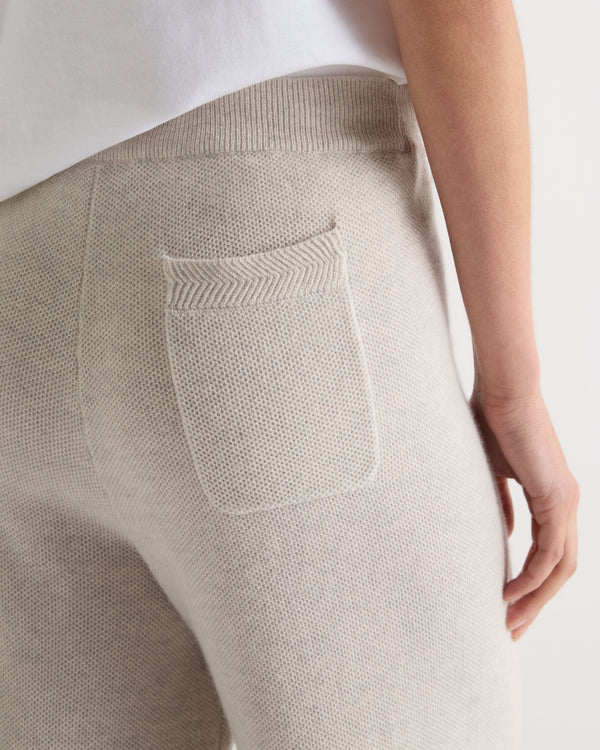 Women's Honeycomb Knit Cashmere Trouser 5