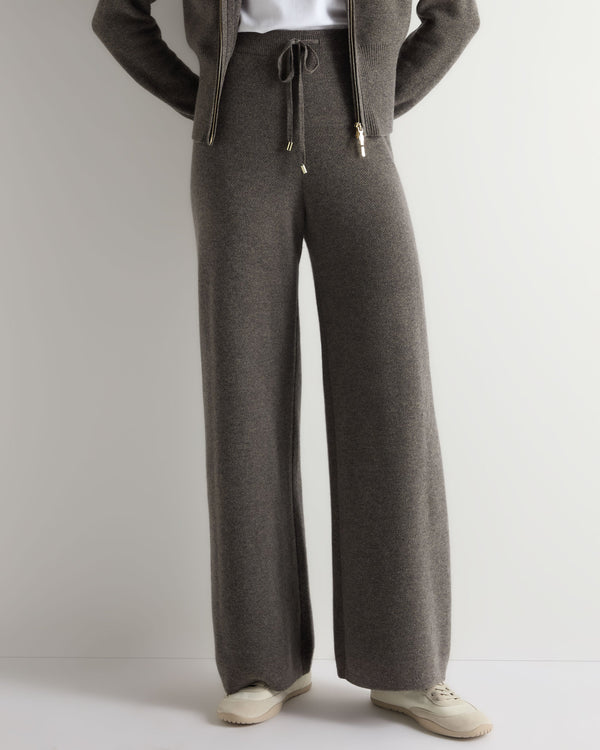 Women's Honeycomb Knit Cashmere Trouser 1