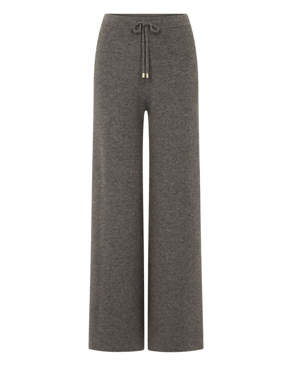 Women's Honeycomb Knit Cashmere Trouser 2