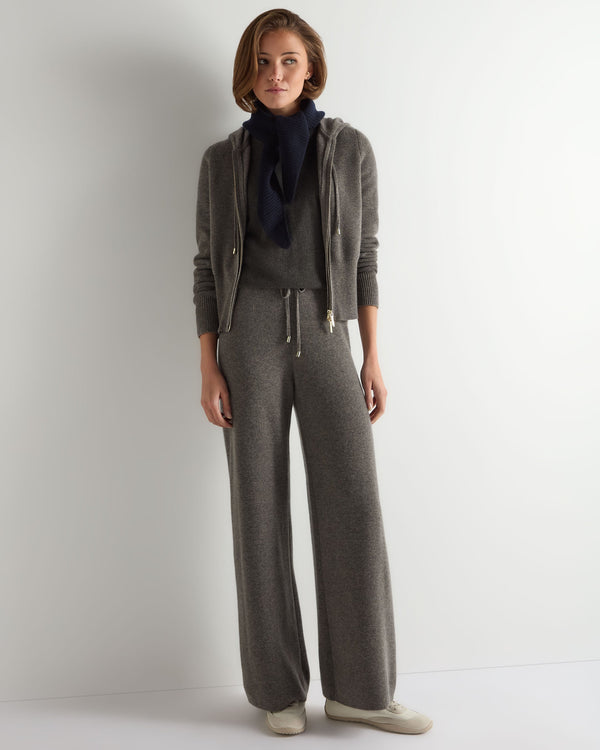 Women's Honeycomb Knit Cashmere Trouser 3