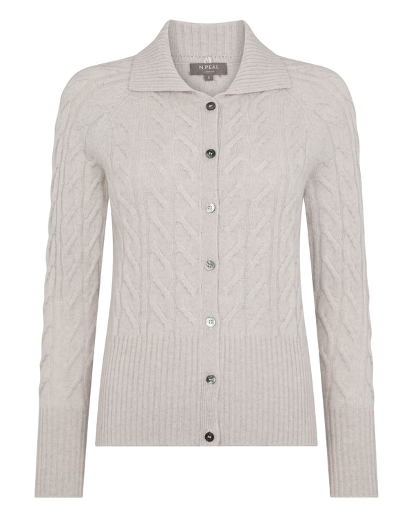 Women's Myla Fur Collar Cashmere Cardigan 2