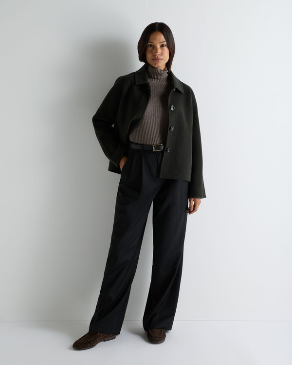 Women's Superfine Cashmere Ribbed Roll Neck Jumper 3