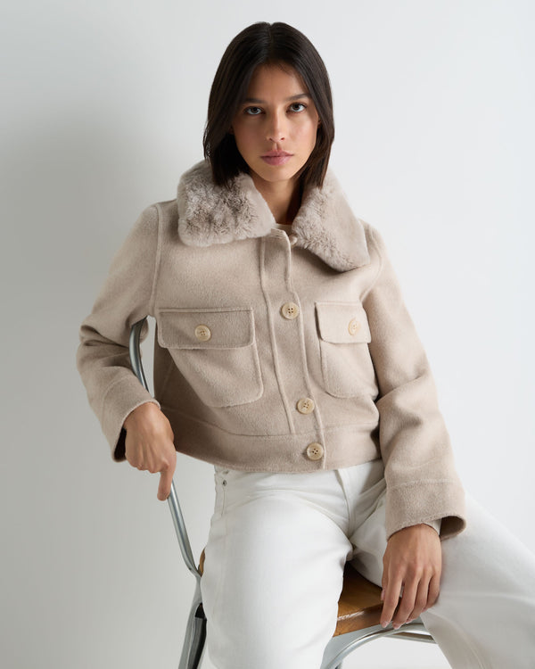 Women's Rosie Fur Collared Jacket 1